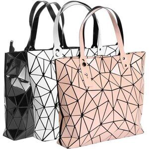 Women Holographic Laser Envelope Clutch Handbag Shoulder Bag Tote